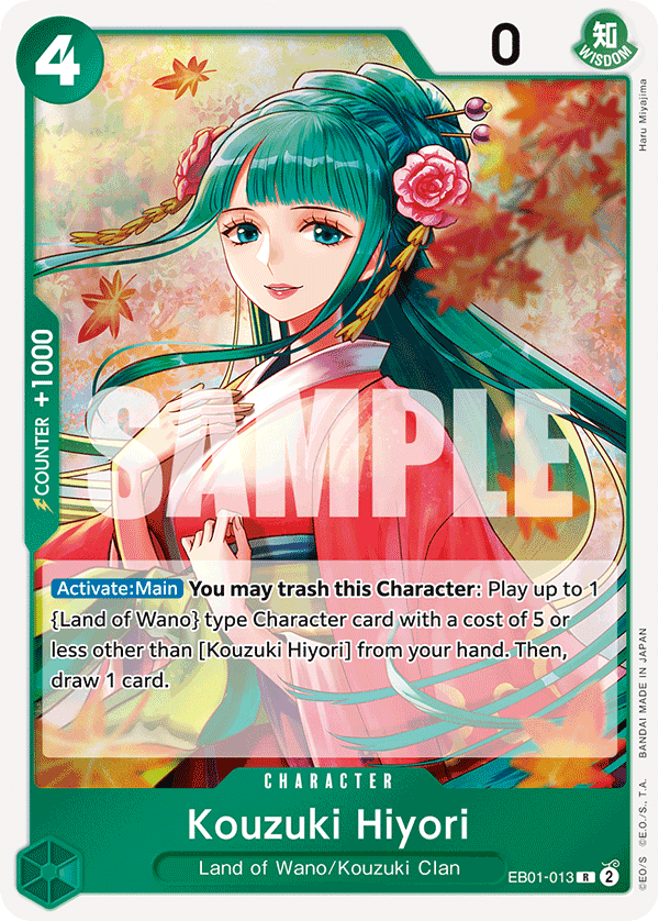 Kouzuki Hiyori EB01-013 One Piece card
