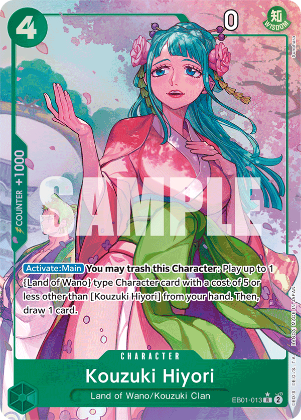 Kouzuki Hiyori (Alternate Art) EB01-013 One Piece card