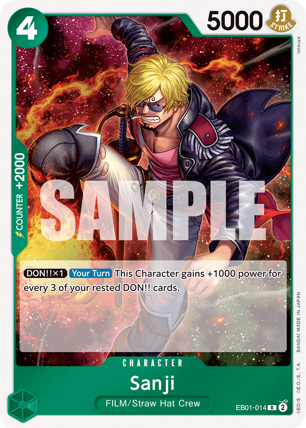 Sanji EB01-014 One Piece card