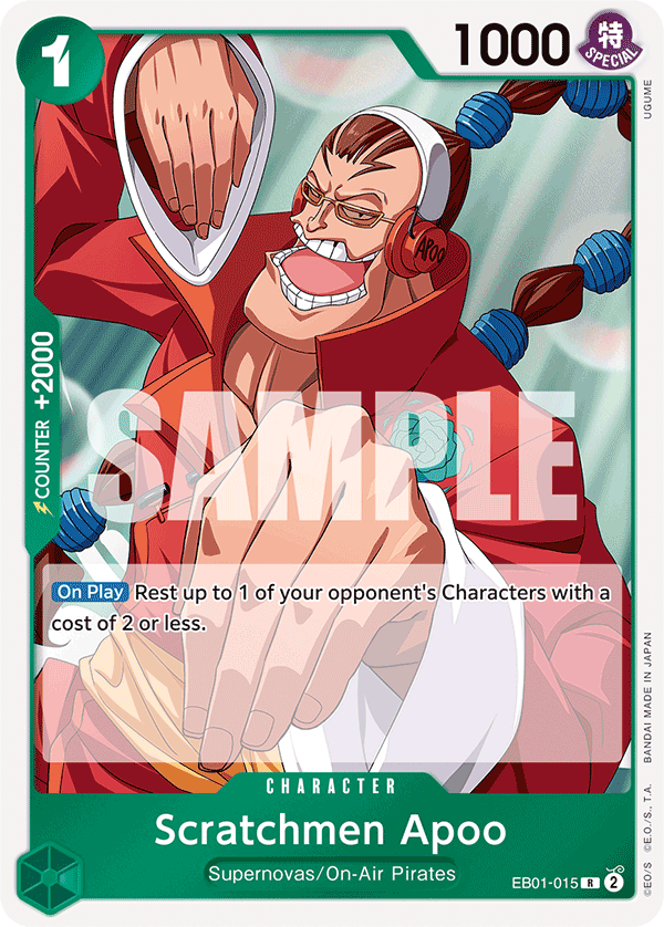 Scratchmen Apoo EB01-015 One Piece card