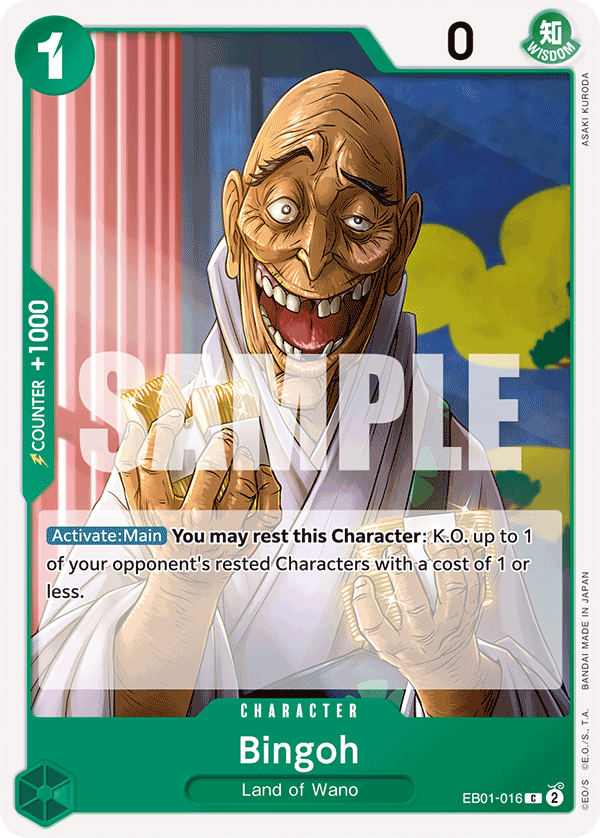 Bingoh EB01-016 One Piece card