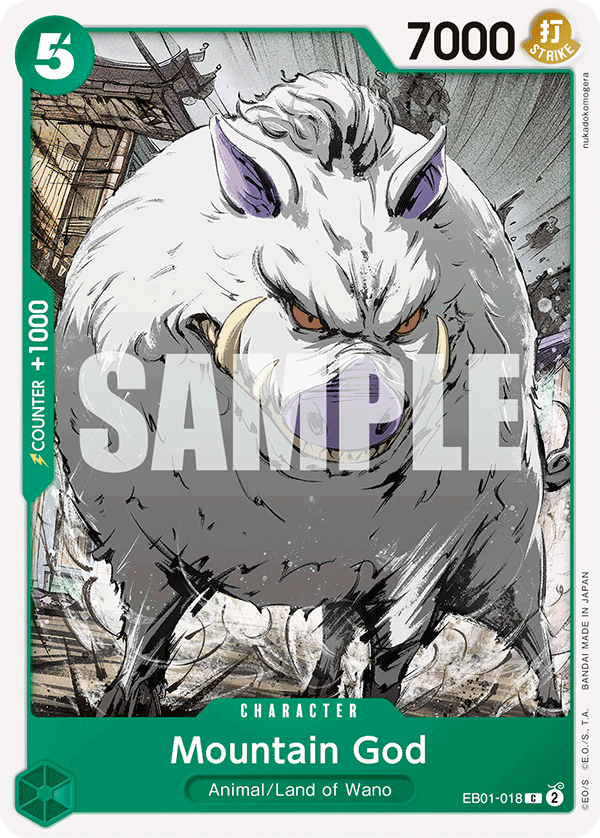 Mountain God EB01-018 One Piece card
