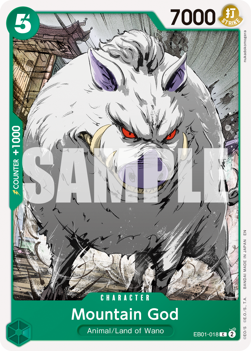 Mountain God (Pirate Foil) EB01-018 One Piece card