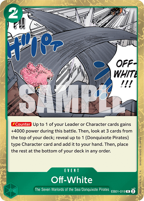 Off-White EB01-019 One Piece card