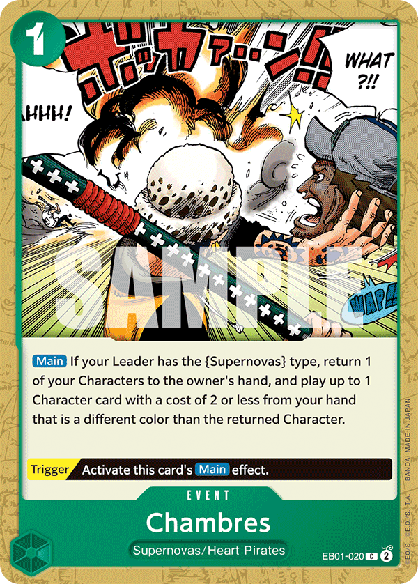 Chambres EB01-020 One Piece card