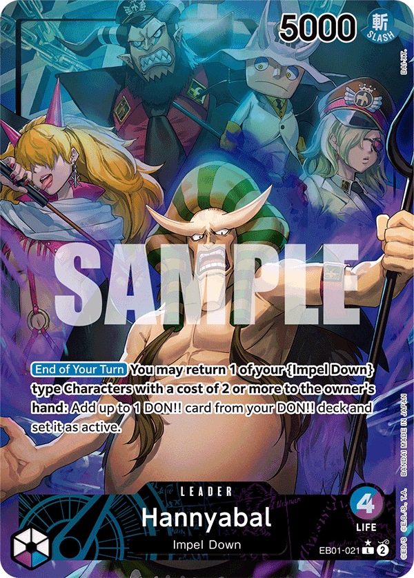 Hannyabal (Alternate Art) EB01-021 One Piece card