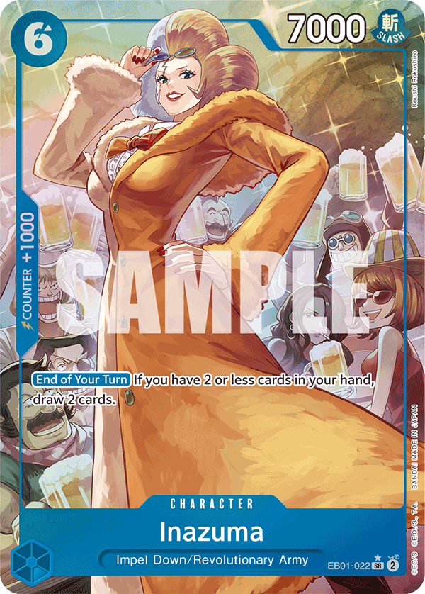 Inazuma (Alternate Art) EB01-022 One Piece card