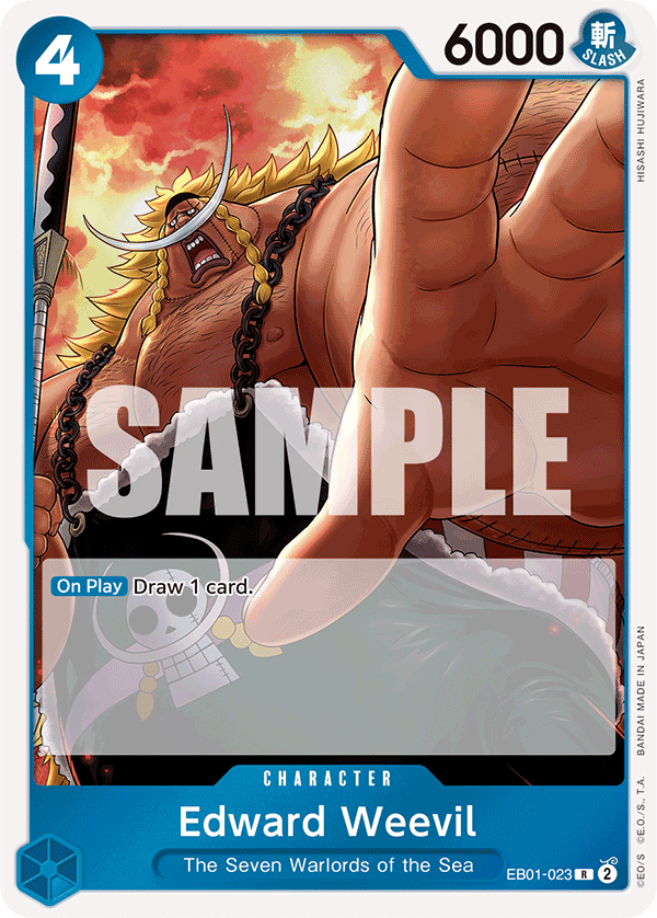 Edward Weevil EB01-023 One Piece card