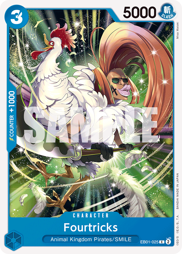 Fourtricks EB01-025 One Piece card