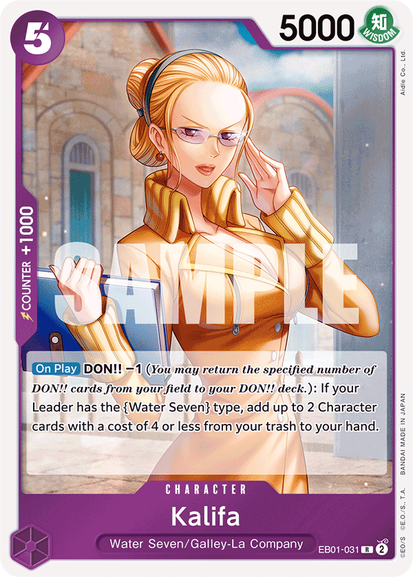 Kalifa EB01-031 One Piece card