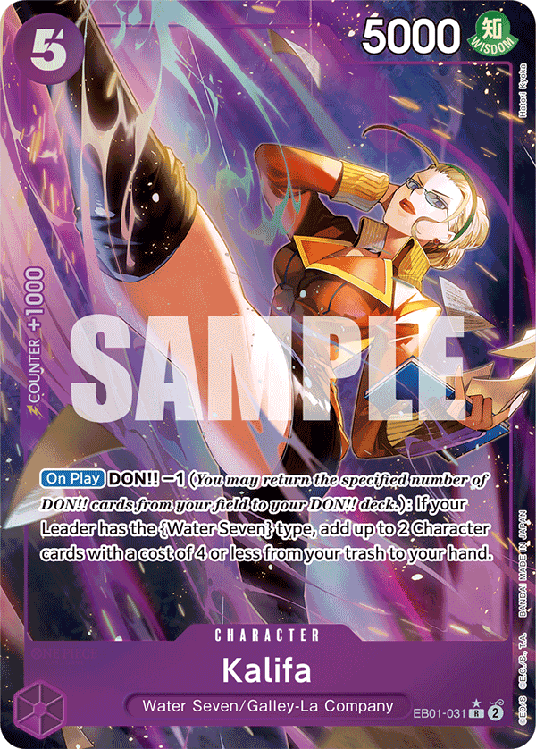 Kalifa (Alternate Art) EB01-031 One Piece card
