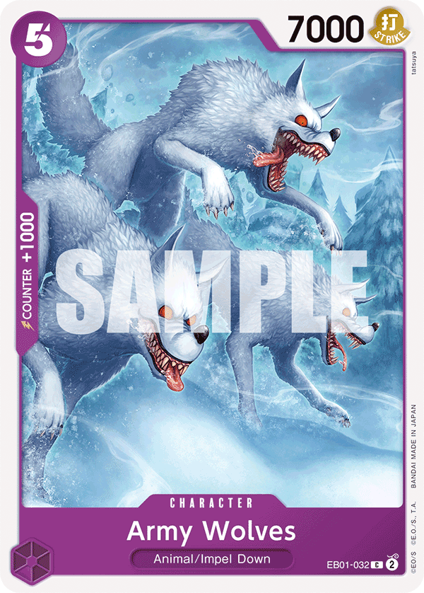 Army Wolves EB01-032 One Piece card