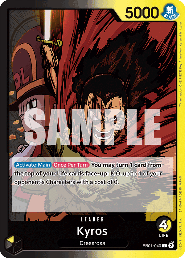 Kyros EB01-040 One Piece card