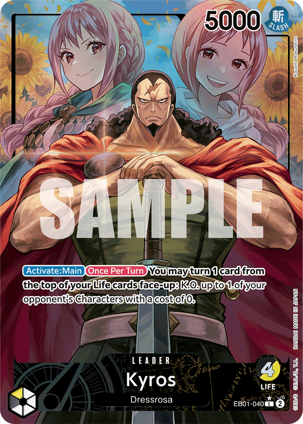 Kyros (Alternate Art) EB01-040 One Piece card