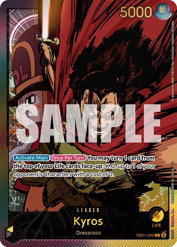 Kyros (SPR) EB01-040 One Piece card