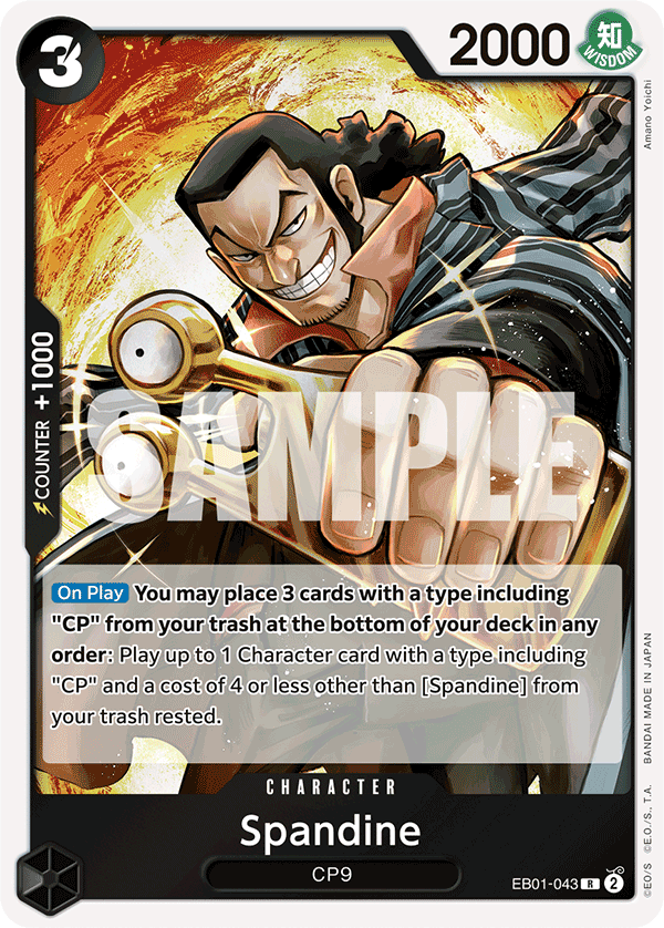 Spandine EB01-043 One Piece card