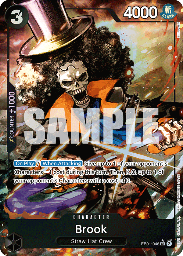 Brook (046) (Alternate Art) EB01-046 One Piece card