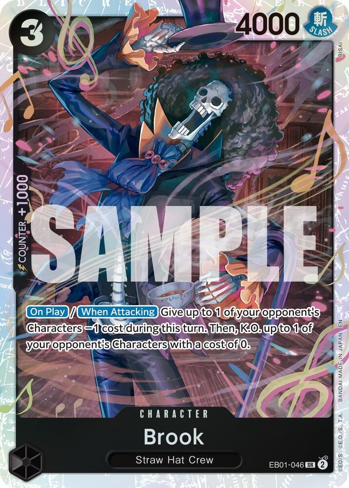 Brook - EB01-046 (Reprint) EB01-046 One Piece card