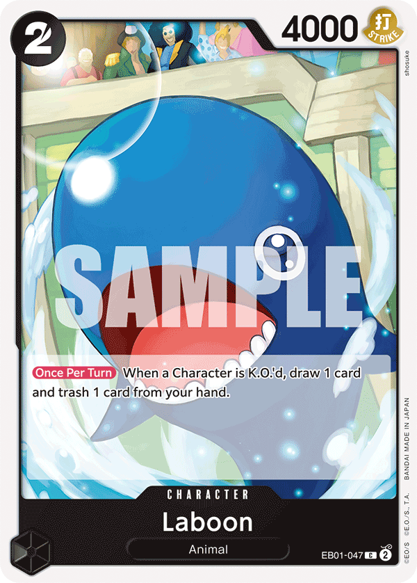 Laboon (047) EB01-047 One Piece card