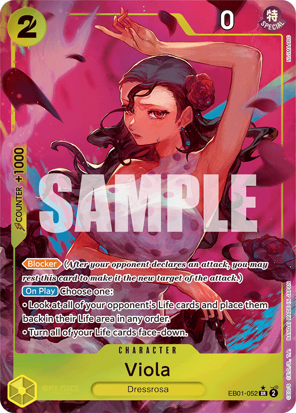 Viola (Alternate Art) EB01-052 One Piece card