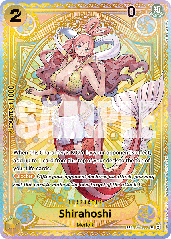 Shirahoshi (SP) EB01-057 One Piece card