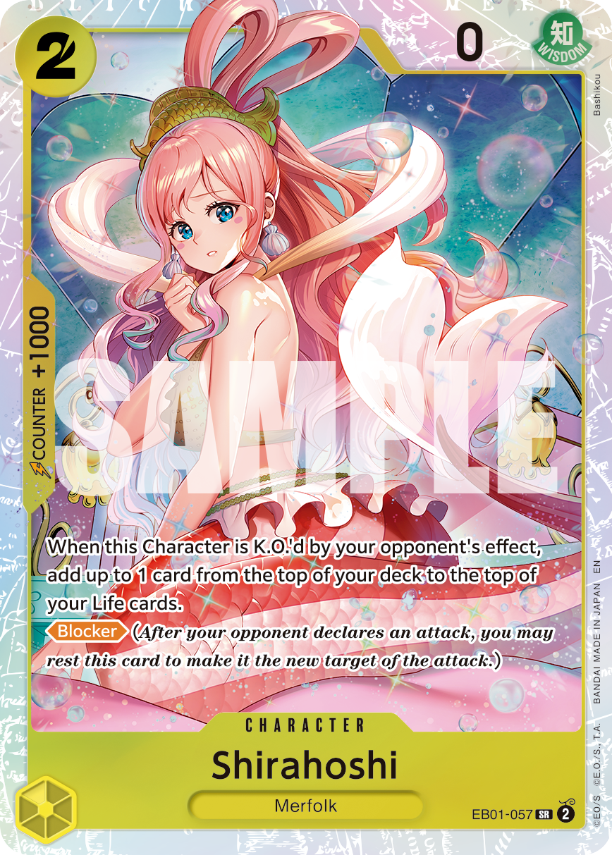 Shirahoshi (Reprint) EB01-057 One Piece card