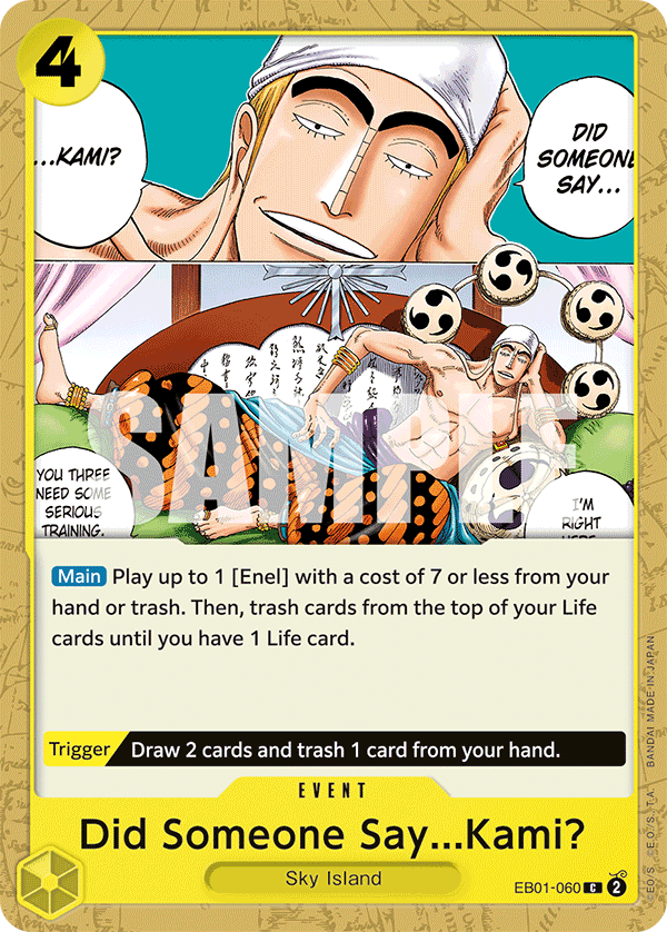 Did Someone Say...Kami? EB01-060 One Piece card