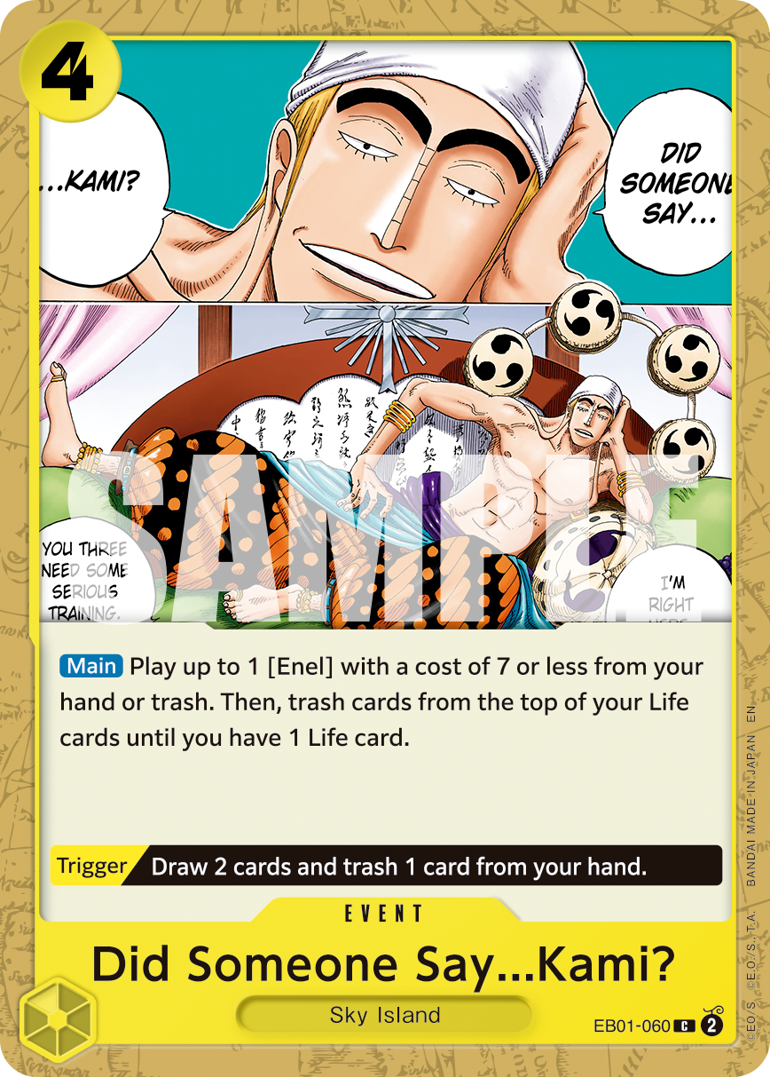 Did Someone Say...Kami? (Reprint) EB01-060 One Piece card