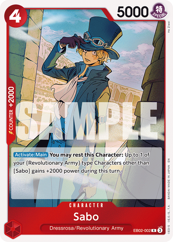 Sabo EB02-002 One Piece card