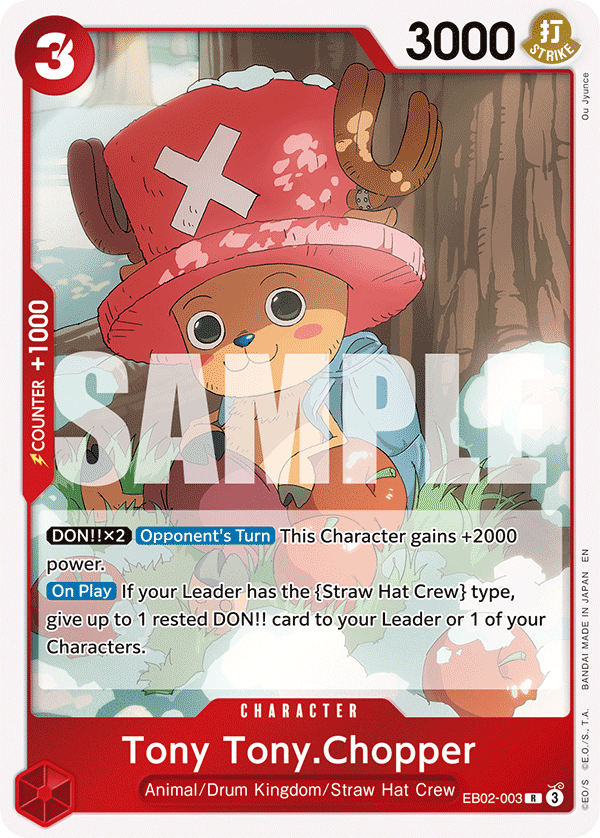 Tony Tony.Chopper EB02-003 One Piece card