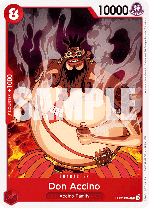 Don Accino EB02-004 One Piece card