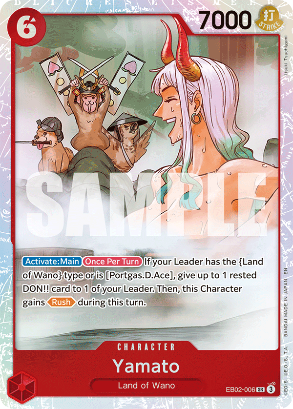 Yamato EB02-006 One Piece card