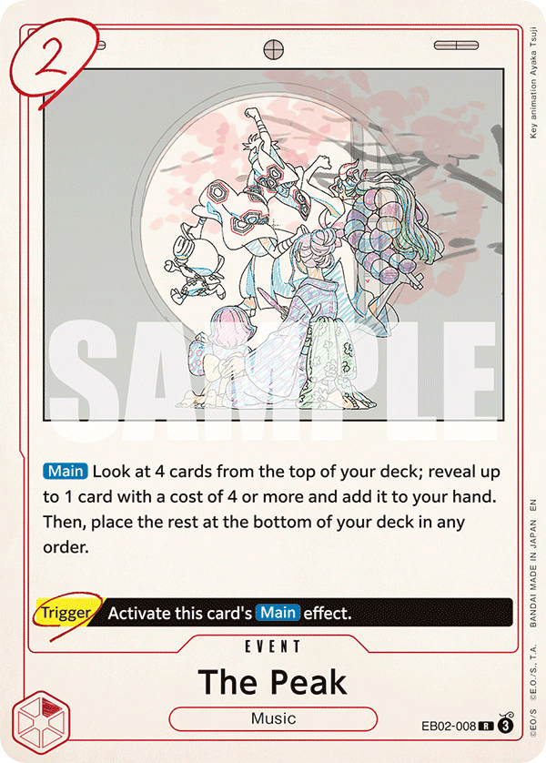 The Peak EB02-008 One Piece card