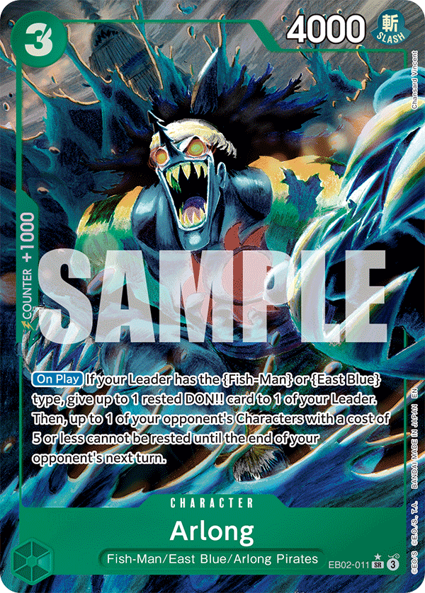 Arlong (Alternate Art) EB02-011 One Piece card