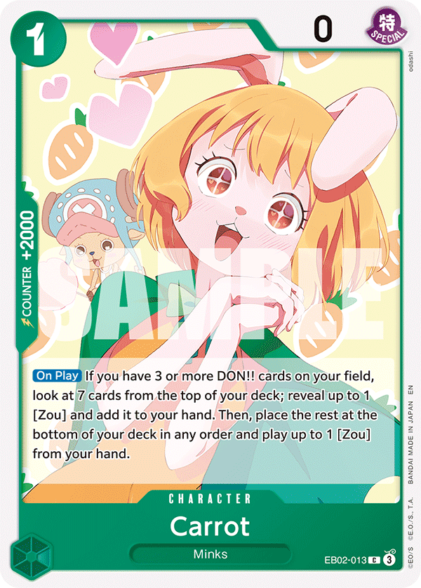Carrot EB02-013 One Piece card