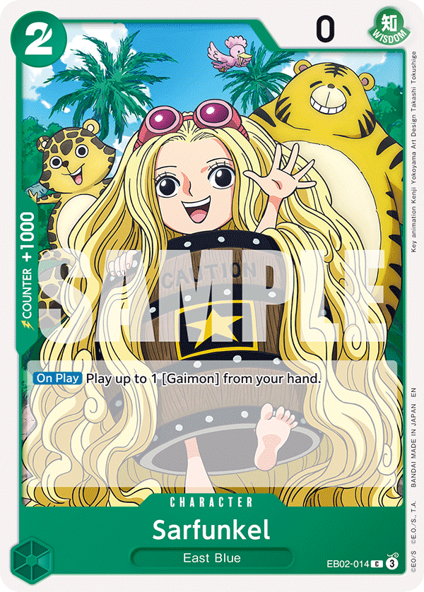 Sarfunkel EB02-014 One Piece card