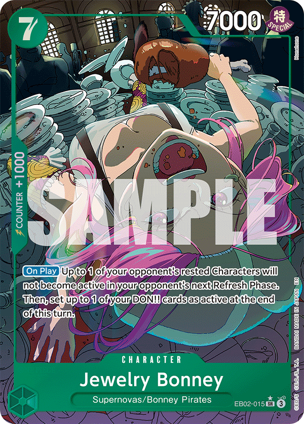 Jewelry Bonney (Alternate Art) EB02-015 One Piece card