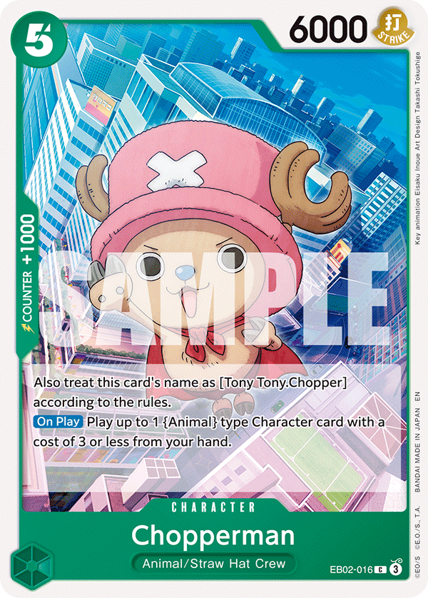 Chopperman EB02-016 One Piece card