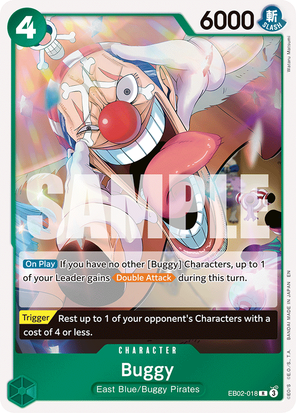 Buggy EB02-018 One Piece card