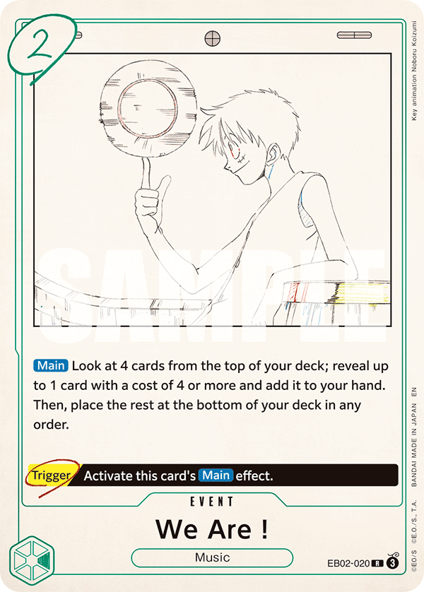 We Are! EB02-020 One Piece card