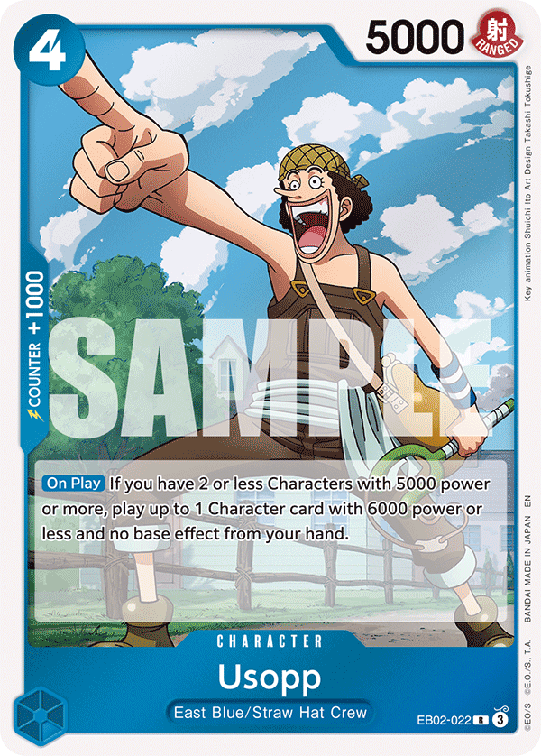 Usopp EB02-022 One Piece card