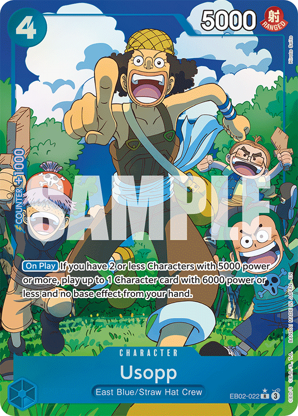 Usopp (Alternate Art) EB02-022 One Piece card