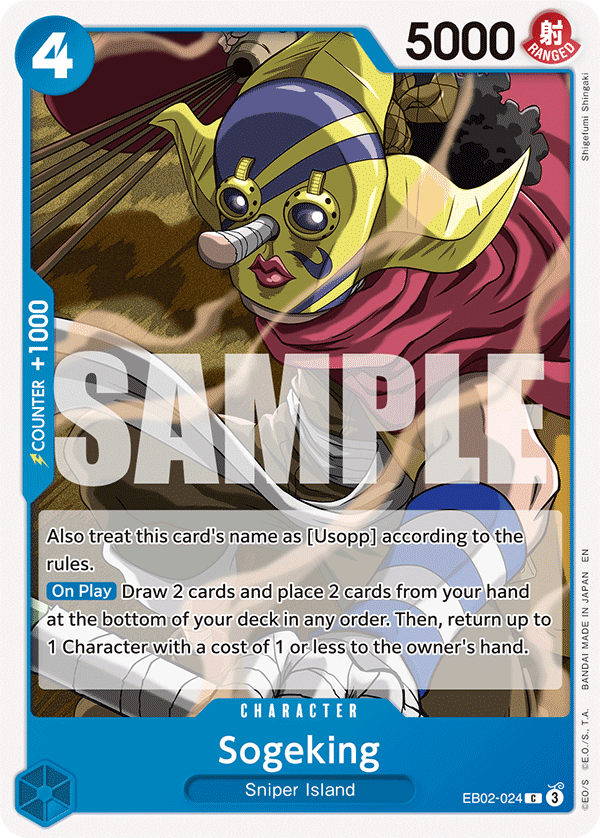 Sogeking EB02-024 One Piece card