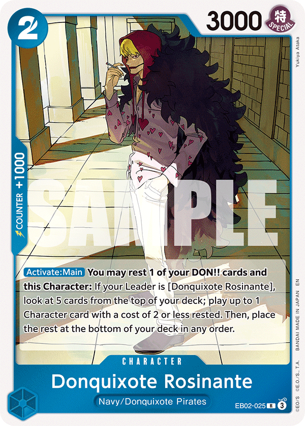 Donquixote Rosinante EB02-025 One Piece card