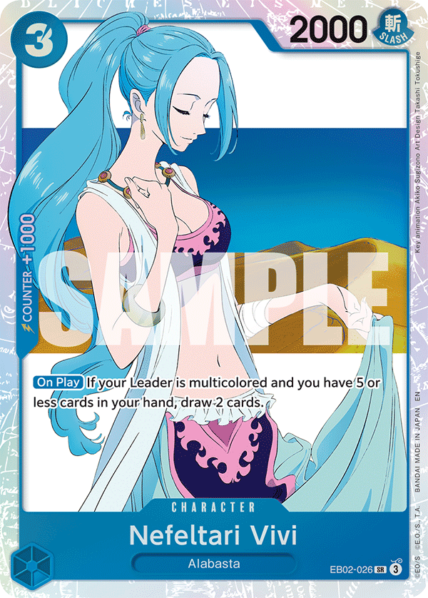 Nefeltari Vivi EB02-026 One Piece card