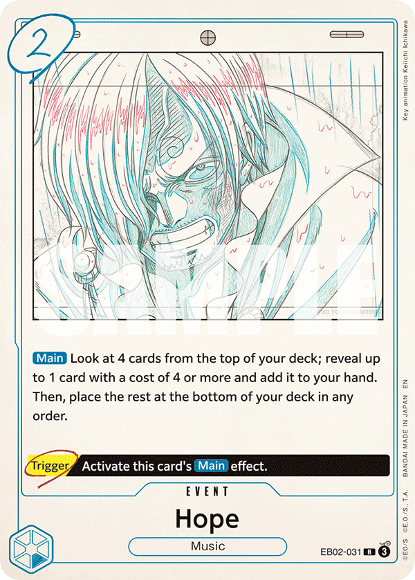 Hope EB02-031 One Piece card