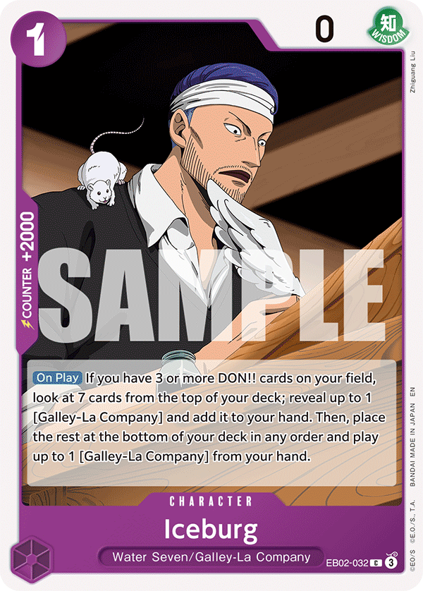 Iceburg EB02-032 One Piece card