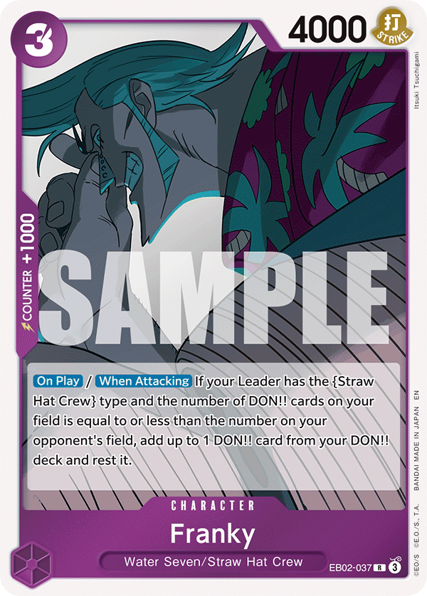 Franky EB02-037 One Piece card