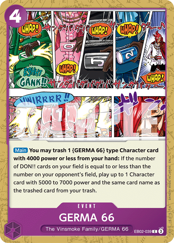 GERMA 66 EB02-039 One Piece card