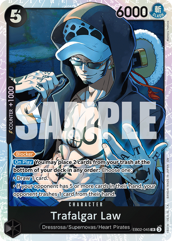 Trafalgar Law EB02-045 One Piece card